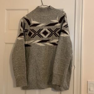 Calvin Klein Gray Turtleneck Sweater Size Small